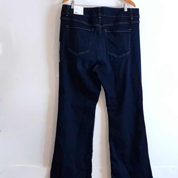 Lane Bryant Tighter Tummy Fit High-Rise Boot Jean- Dark Wash - Picture 3 of 5